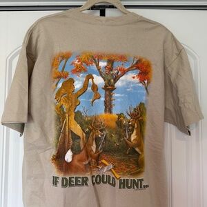 Vintage Buck Wear If Deer Could Hunt Sexy Woman Decoy Hunting T-Shirt Hunter Y2K